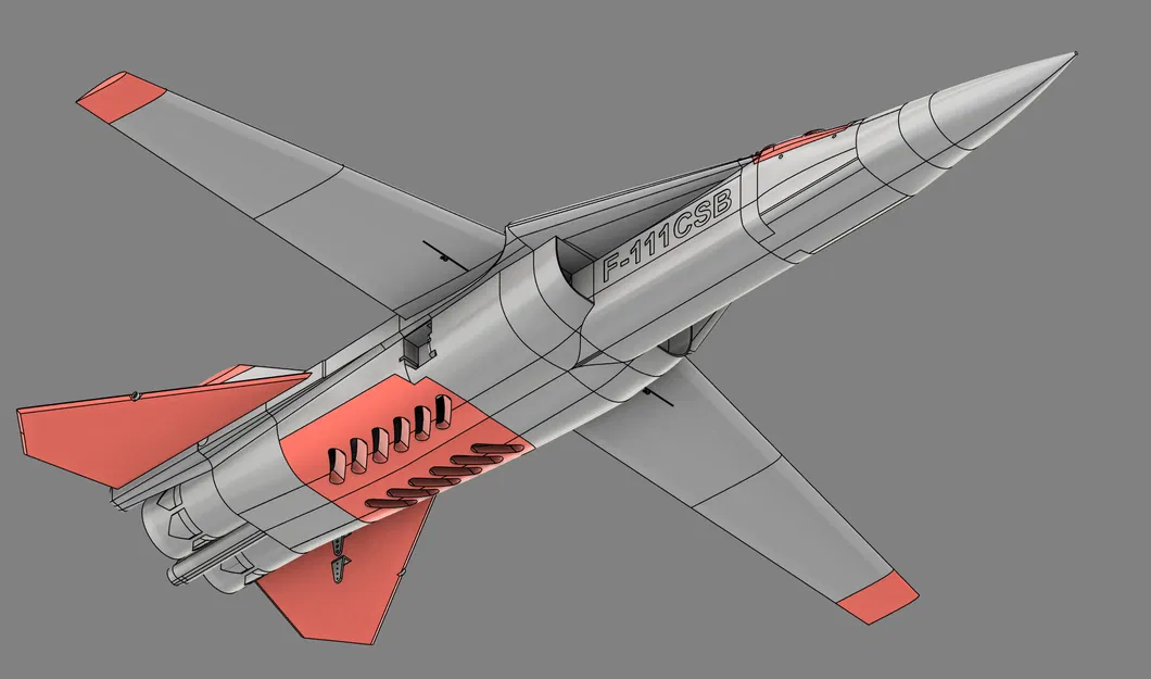 Mô hình F-111 CSB "SN-6" | Máy bay RC EDF đôi - Image 13