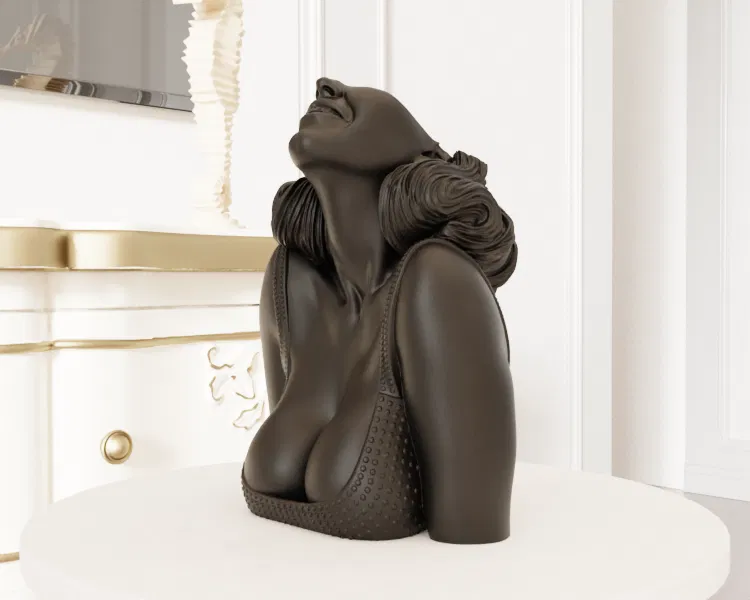 File STL Marilyn Monroe Tạo Dáng Gợi Cảm - Biểu Tượng Điện Ảnh Bản In 3D - Image 1