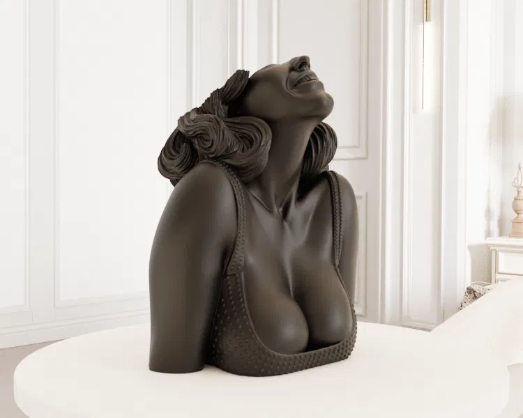 File STL Marilyn Monroe Tạo Dáng Gợi Cảm - Biểu Tượng Điện Ảnh Bản In 3D - Image 2