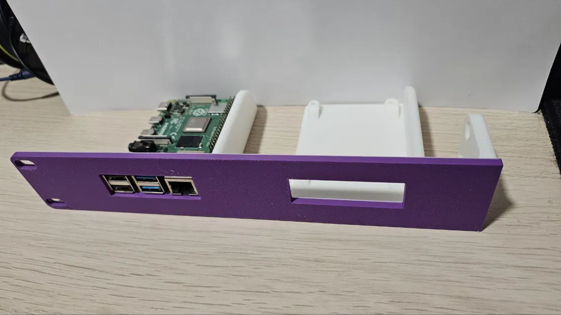 Giá đỡ Rack 19-inch Module cho Raspberry Pi 2B/3B/4B/5B - Image 2