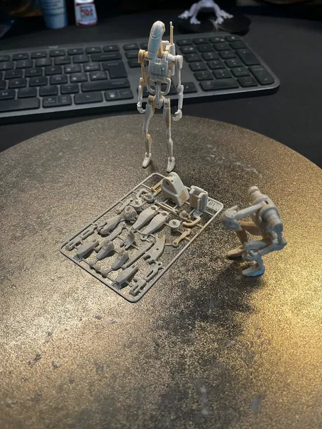 Mô Hình Battle Droid B1 Kit Card - Chỉnh sửa bởi iJoe dựa trên tác phẩm của @Willi - Image 3