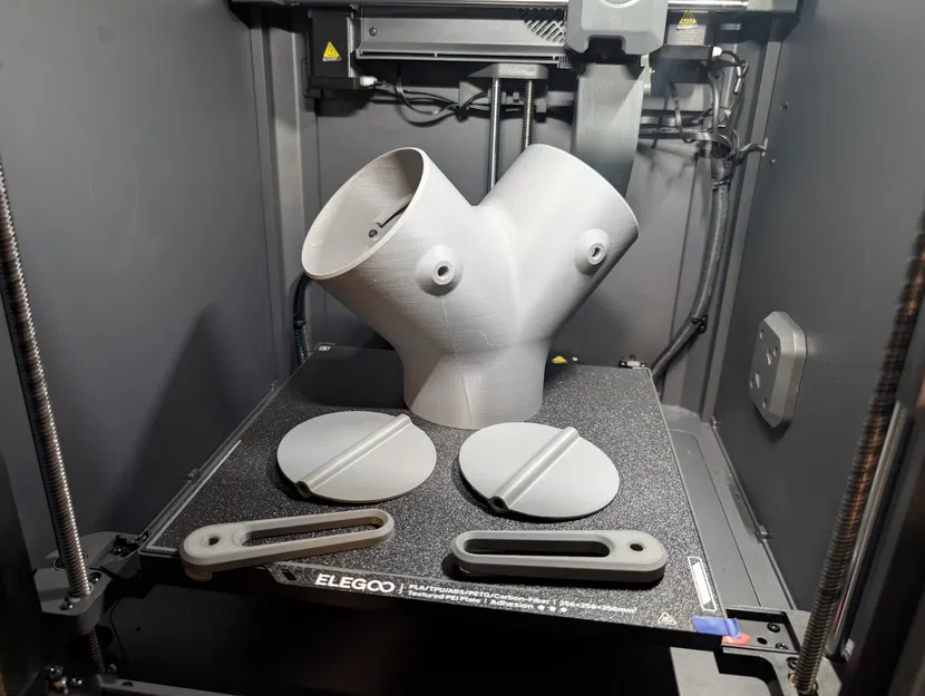 Van Chẻ Đôi Ống Thông Gió Y-Splitter 4 Inch - Image 2