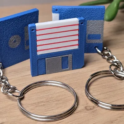 Đĩa Mềm Mini - Móc Khóa