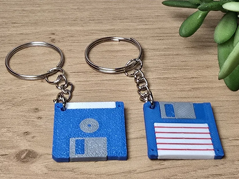 Đĩa Mềm Mini - Móc Khóa - Image 2