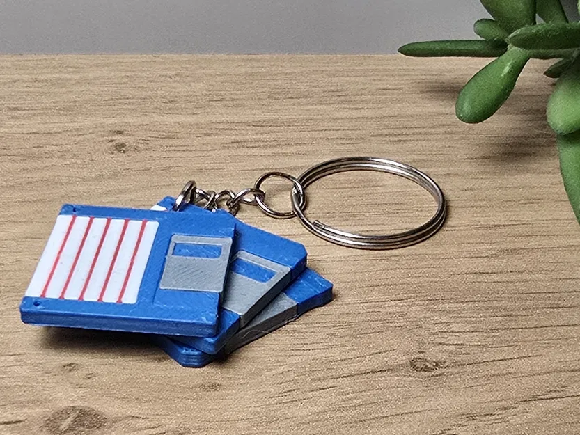 Đĩa Mềm Mini - Móc Khóa - Image 3