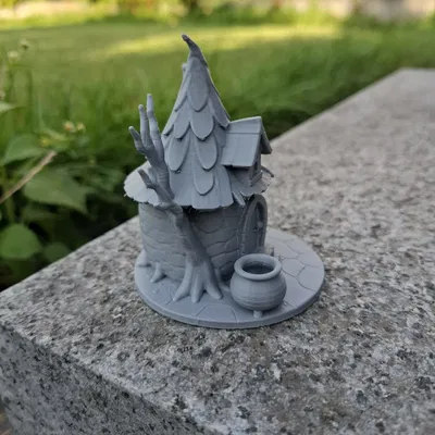 Nhà Phù Thủy Vạc Lùn Cong – Mô Hình Mini