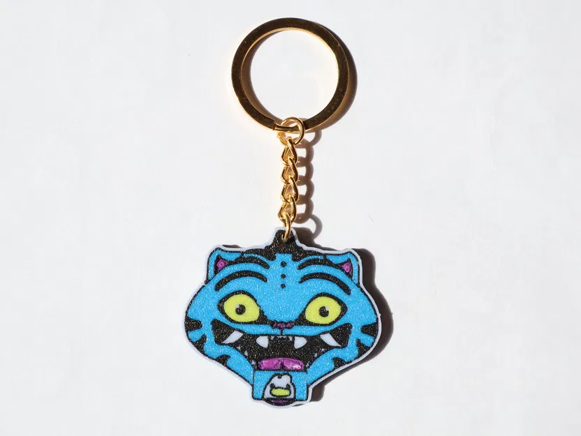 Móc khóa KPop Demon Hunters Hổ Ngơ Ngác - Image 2