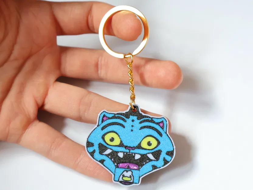 Móc khóa KPop Demon Hunters Hổ Ngơ Ngác - Image 3