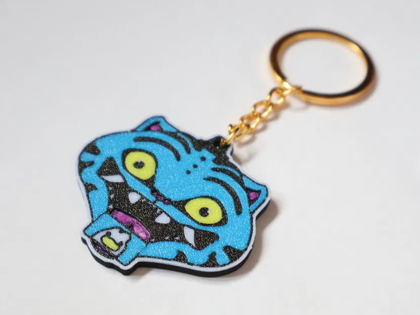 Móc khóa KPop Demon Hunters Hổ Ngơ Ngác - Image 4