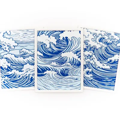 Tranh Tường Sóng Biển 3D