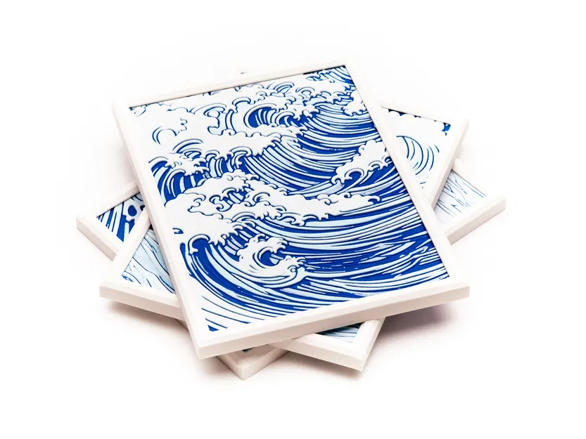 Tranh Tường Sóng Biển 3D - Image 2