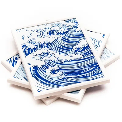 Tranh Tường Sóng Biển 3D