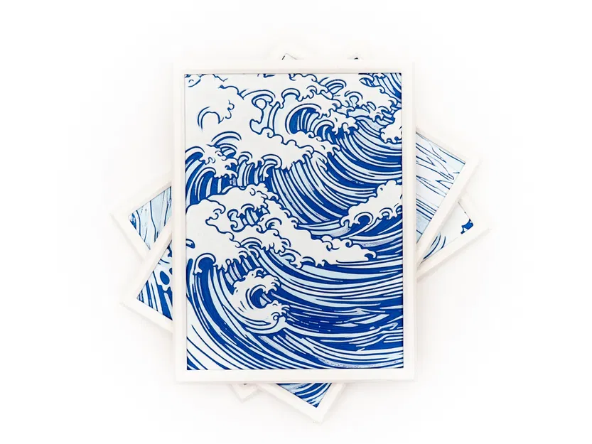 Tranh Tường Sóng Biển 3D - Image 4