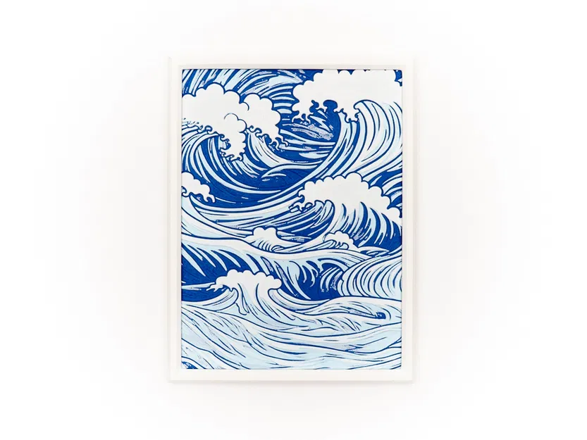 Tranh Tường Sóng Biển 3D - Image 8