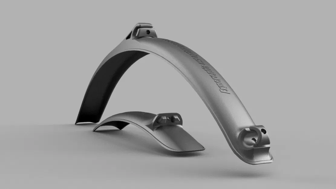 Chắn Bùn Xe Đạp In 3D Full Chiều Dài - Image 1