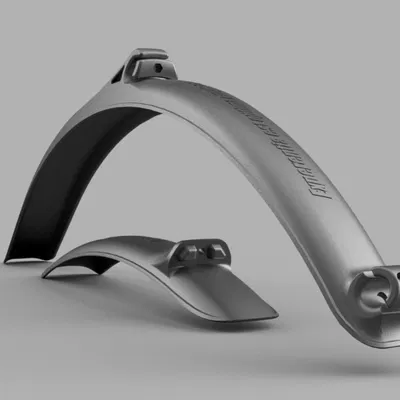 Chắn Bùn Xe Đạp In 3D Full Chiều Dài