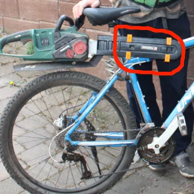 Kẹp Máy Cưa Cho Xe Đạp Địa Hình Dọn Dẹp Đường Mòn