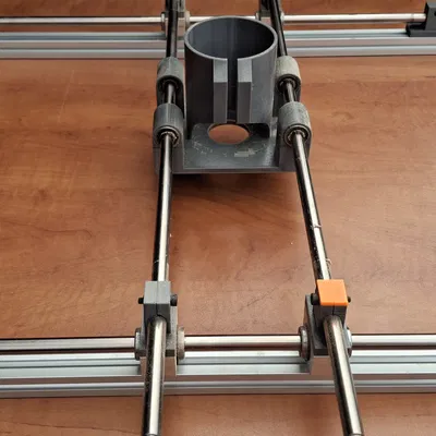 Chế máy bào gỗ / CNC cầm tay tự chế