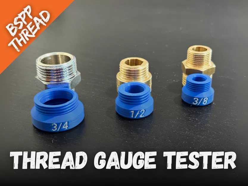 Dụng Cụ Đo Ren: Công Cụ Hữu Ích Đo Ren Ống Thủy Lực BSPP - Image 1