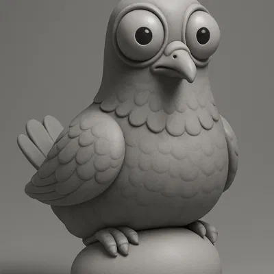 Mô hình 3D Bồ Câu