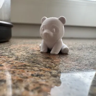 Gấu Trúc Mini Dễ Thương + Móc Khóa