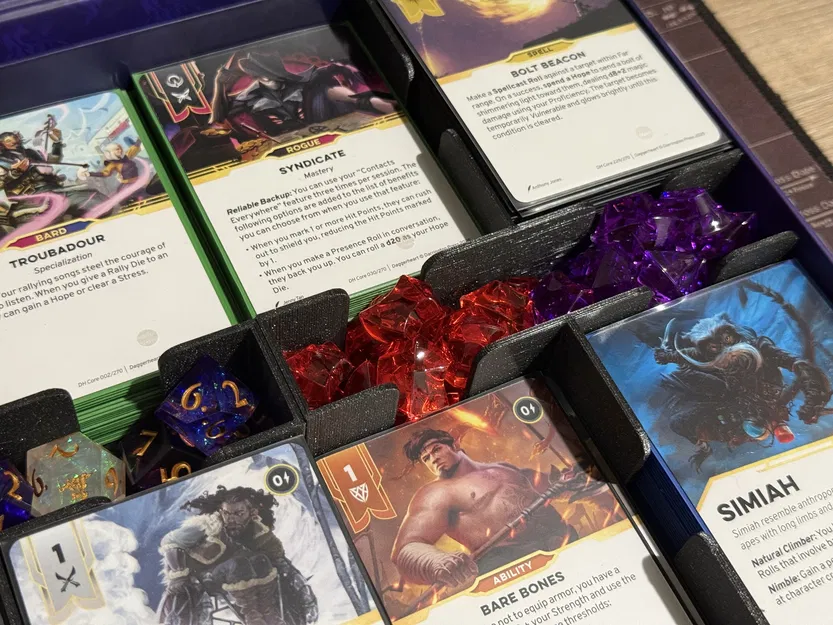 Daggerheart - Hộp insert phiên bản giới hạn cho Cards có bao bọc - Image 3