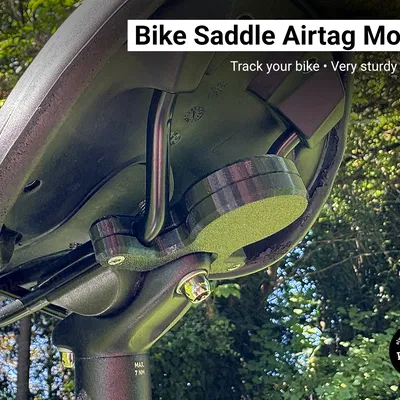 Giá đỡ Airtag yên xe đạp • Theo dõi xe đạp của bạn • Thiết kế chắc chắn