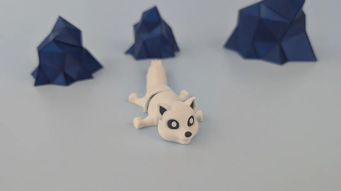 Cáo Bắc Cực - Mô hình Móc khóa Khớp nối - Image 6