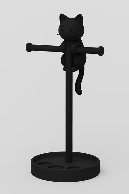Kệ Trang Sức Mèo Đen Thanh Lịch - Image 2