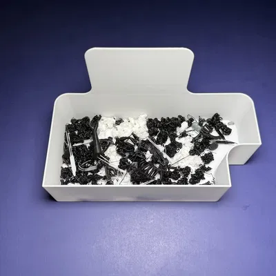 Thùng Rác Phân Lượng Tích Hợp Chắn Rác Cho Bambu Lab A1 (70 gram)