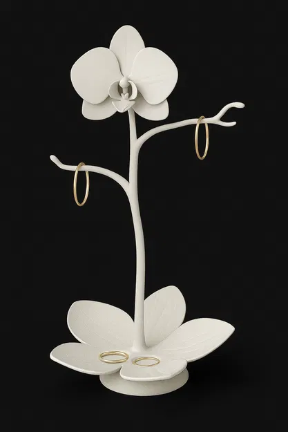 Chân Đế Trang Sức Hoa Lan Thanh Lịch - Image 1