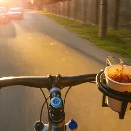 Giá Đỡ Ly/Lon Con Quay Cho Xe Đạp