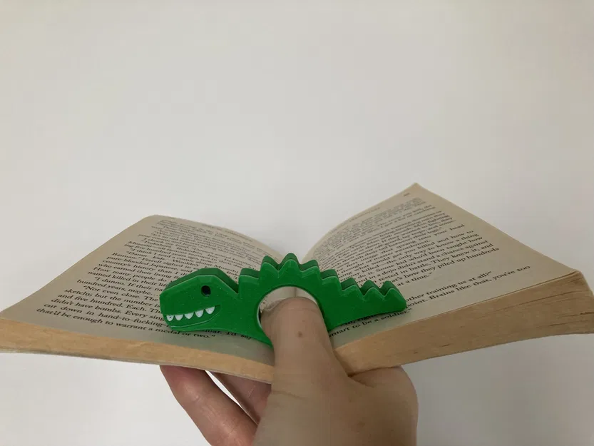 Giá Giữ Sách Hình Khủng Long Mở (Giữ Trang Sách, Vật Dụng Đọc Sách) - Image 2