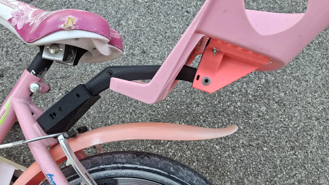 Giá đỡ/console gắn yên búp bê cho xe đạp trẻ em - Image 1