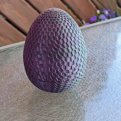 Hộp Mê Cung Trứng - Da Dệt