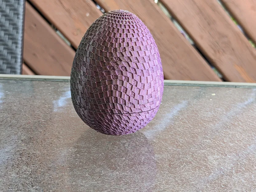 Hộp Mê Cung Trứng - Da Dệt - Image 4