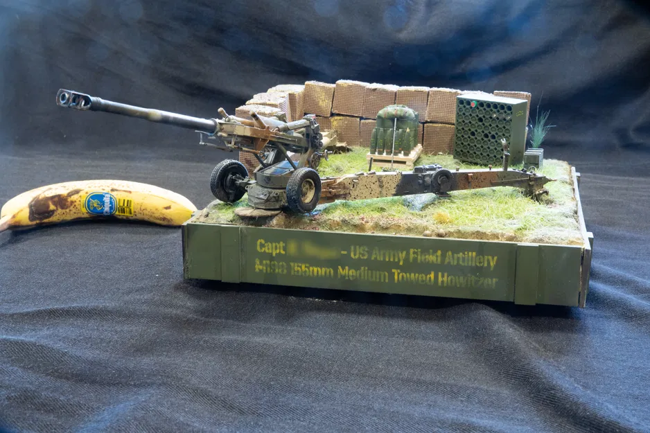 Vỏ đạn Howitzer 155mm CẬP NHẬT kèm phụ kiện diorama - Image 6