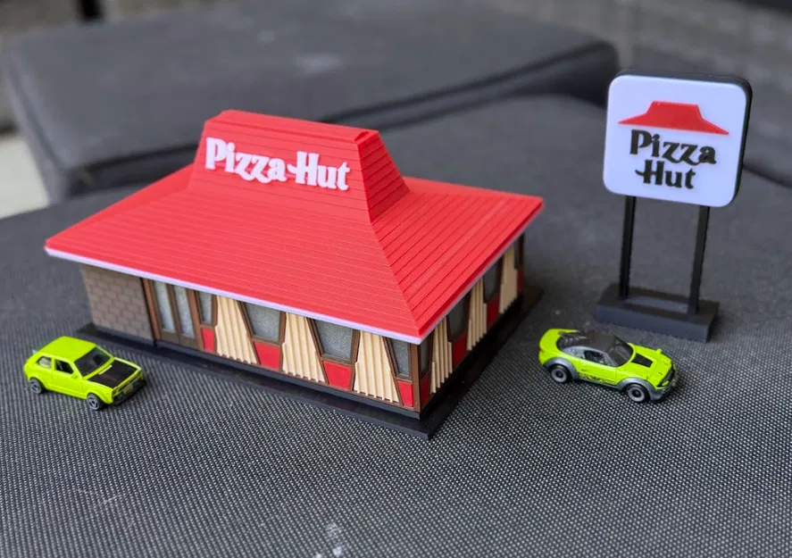 Mô Hình Tỷ Lệ 1:64 Classic Pizza Hut - Image 1