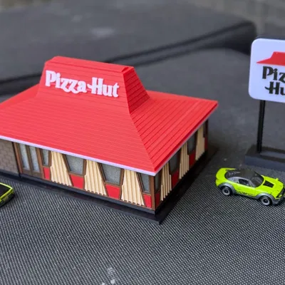 Mô Hình Tỷ Lệ 1:64 Classic Pizza Hut