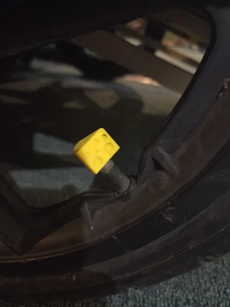 Nắp Van Xe Đạp Hình Miếng Phô Mai - Image 4