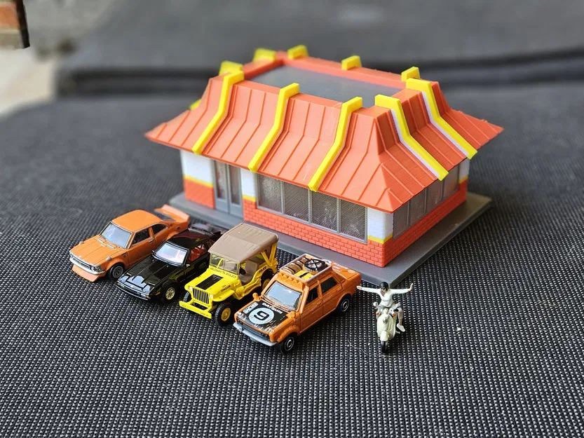 Mô hình Tỉ lệ 1:64 Quán McDonald's Cổ Điển - Image 3