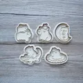 Bộ Dụng Cụ Cắt Bánh Quy Capybara Dễ Thương Kèm Táo Sấu - Thumbnail 1