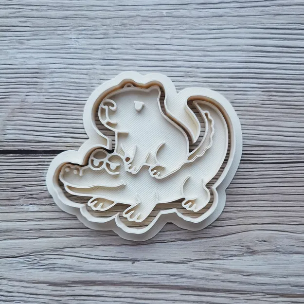 Bộ Dụng Cụ Cắt Bánh Quy Capybara Dễ Thương Kèm Táo Sấu - Image 4