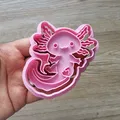 Bộ Khuôn Cắt Bánh Quy Hình Kỳ Nhông Axolotl Dễ Thương - Thumbnail 2
