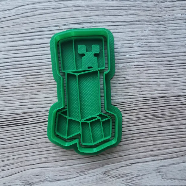 Bộ Cắt Bánh Quy Minecraft Gamer Creeper - Image 3