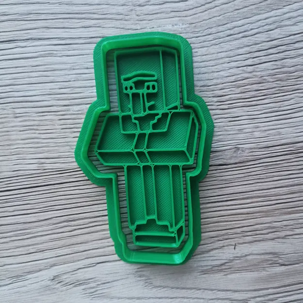 Bộ Cắt Bánh Quy Minecraft Gamer Creeper - Image 4