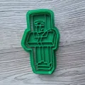 Bộ Cắt Bánh Quy Minecraft Gamer Creeper - Thumbnail 4