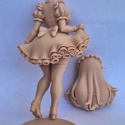 Mô hình Cô gái Anime - Tự làm