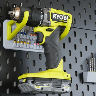 Kệ giữ máy khoan và mũi khoan Ryobi cho Skadis