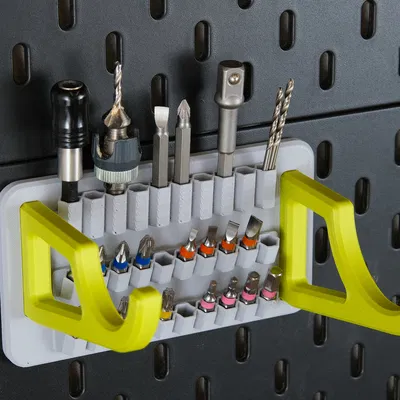 Kệ giữ máy khoan và mũi khoan Ryobi cho Skadis